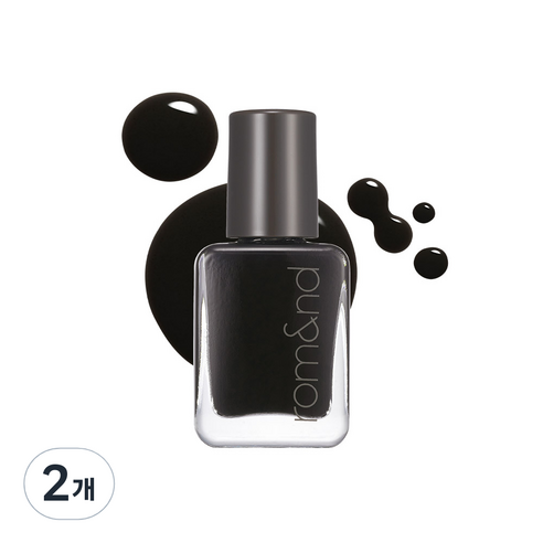 롬앤 무드 페블 네일 컬러 매니큐어 7ml, 03 몽돌, 7g, 2개