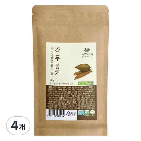 자연담은티 유기농마루 유기농 작두콩차, 4개, 70g, 1개입
