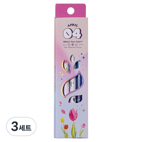 모나미 프러스펜 3종 세트 4월, Radish Purple, Serenity Blue, Midnight, 3세트