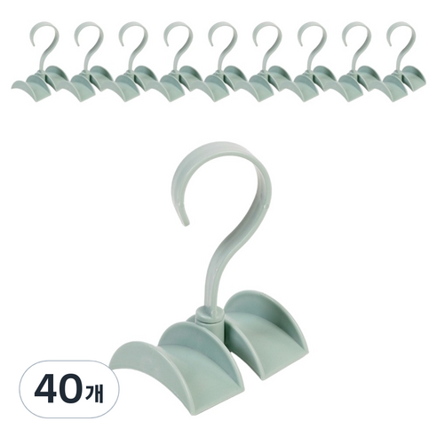 쪼이소 다용도 가방걸이, 블루, 40개