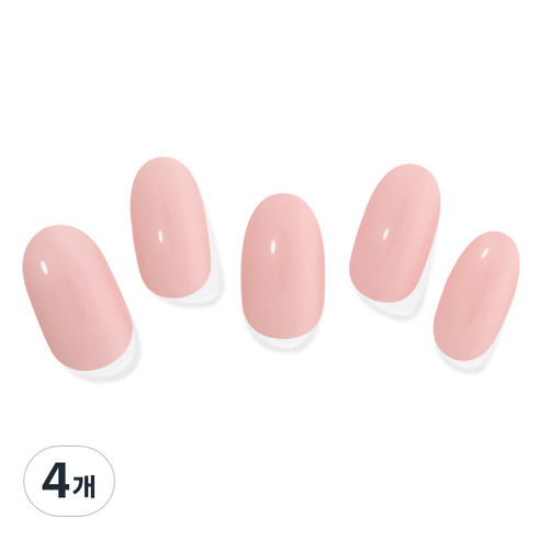 모노몬드 젤네일 스티커, 4개, 110 Strawberry pink
