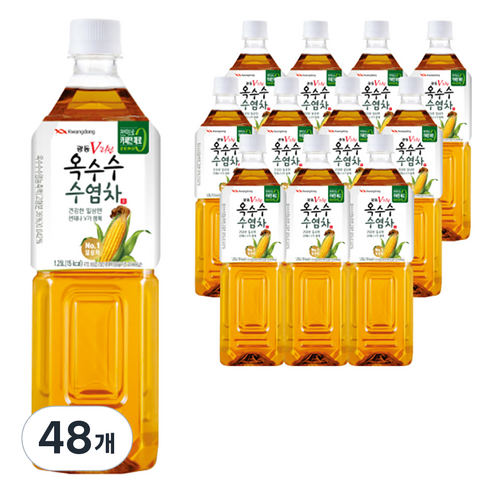광동옥수수수염차, 1.25L, 48개