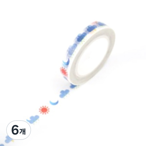 라이크존 접착 마스킹테이프, 옵션16, 6개