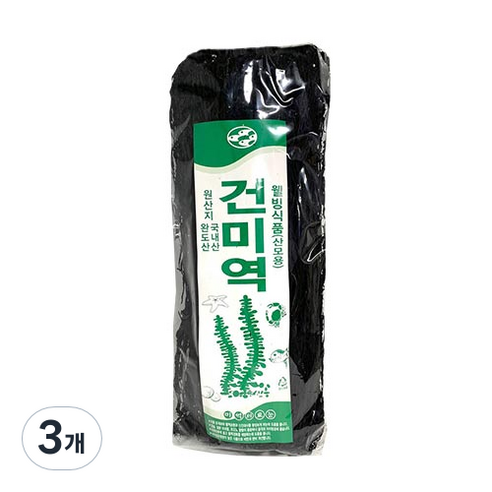 울돌목 건미역, 500g, 3개