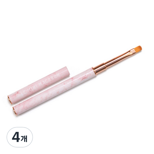 르미니마카롱 네일아트 브러쉬, 르라운드, 4개