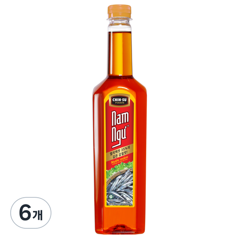 친수 남늑 피쉬 소스, 650ml, 6개