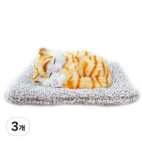 어바인클래스 잠자는 뭉뭉이와냥냥이 제습인형 아메리칸숏, 3개