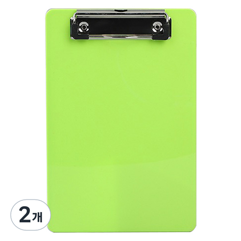 로이 카페 식당 메뉴판 클립보드, A04 green, 2개