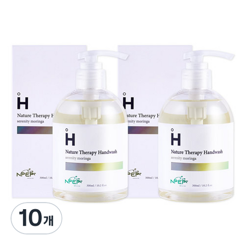 엔펩 네이처 핸드워시 세레니티 모링가, 10개, 300ml