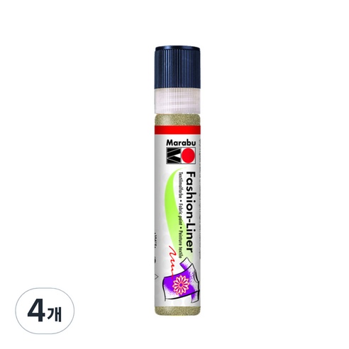 마라부 패션 라이너 25ml 583 Shimmer Gold, 1색, 4개