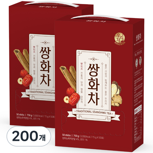 우리차 쌍화차, 15g, 50개입, 4개