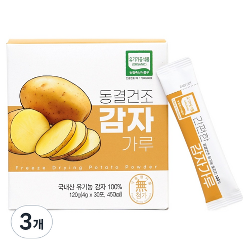 산마을 동결건조 감자가루 30p, 120g, 3개