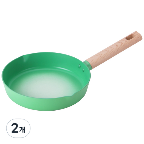 쿠킨 인덕션 IH 쁘띠 마카롱 후라이팬, 24cm, 2개