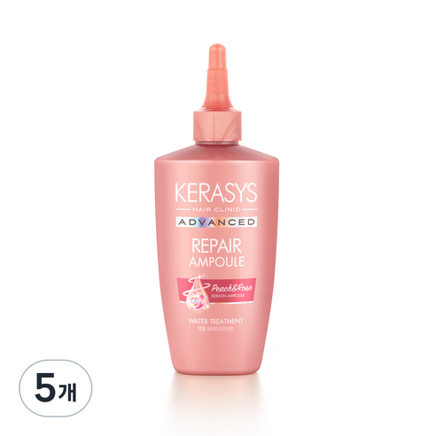 케라시스 어드밴스트 워터 트리트먼트 피치앤로즈, 5개, 220ml