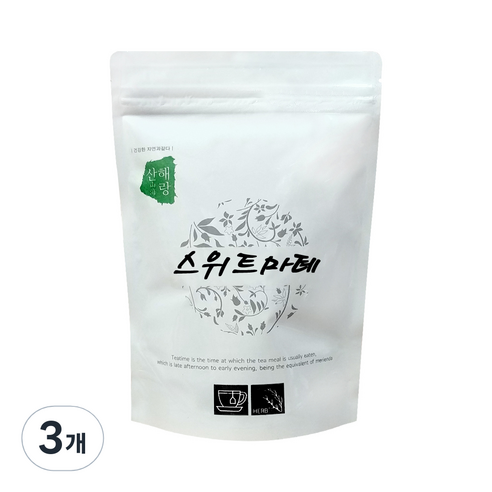 산해랑 믹싱티 블렌딩 스위트마테, 100g, 1개입, 3개