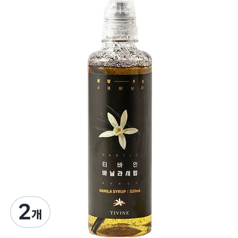 티바인 제로슈가 프리미엄 바닐라 시럽, 520g, 1개