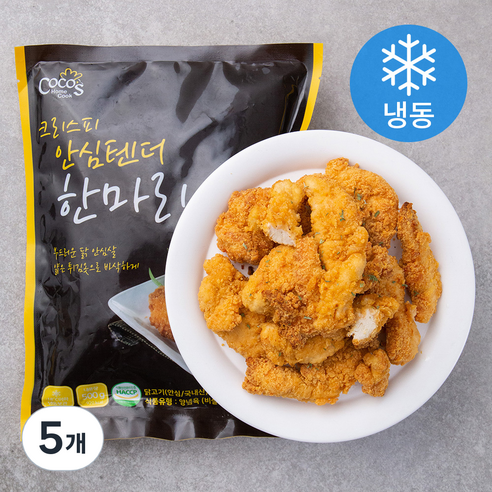 크리스피 안심텐더 한마리 (냉동), 500g, 5개
