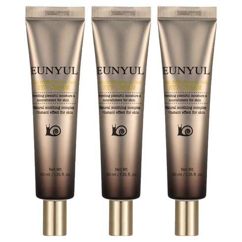은율 달팽이 인텐시브 페이셜 케어 아이크림, 40ml, 3개