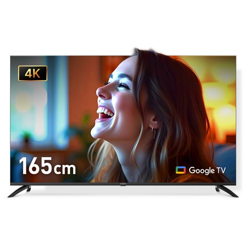 프리즘코리아 4K UHD 구글 5 AI DLG120Hz 스마트TV 4K, 163.8cm(65인치), CP65G5, 벽걸이형, 방문설치