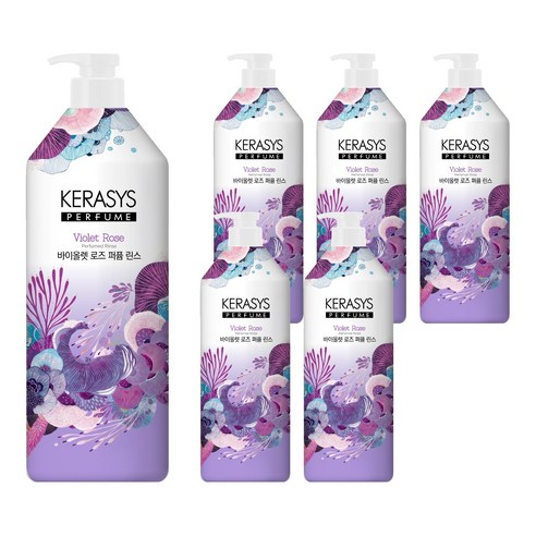 케라시스 바이올렛 로즈 퍼퓸 린스, 1L, 6개