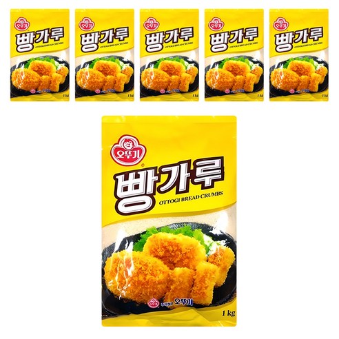 오뚜기 빵가루, 1kg, 6개