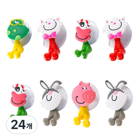 ABM 칫솔걸이, 색상랜덤, 24개