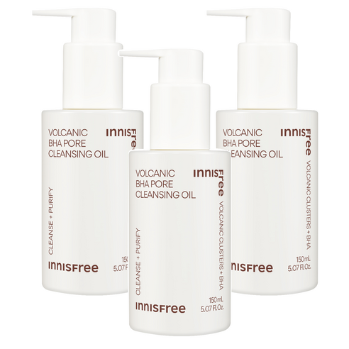 이니스프리 화산송이 모공 바하 클렌징 오일, 150ml, 3개