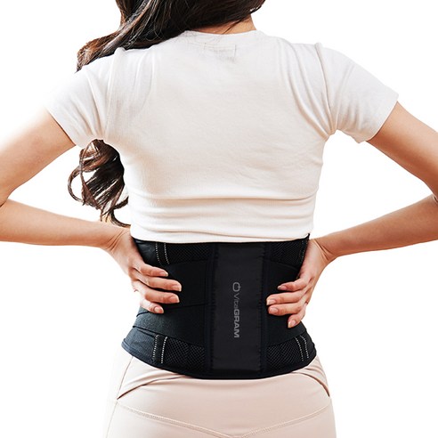 비타그램 수동식 정형용 견인장치 통판 허리 보호대 L, 1개