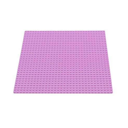 요고요 레고 작은 블록용 놀이판 32 x 32칸 25.6 x 25.6 cm, 핑크