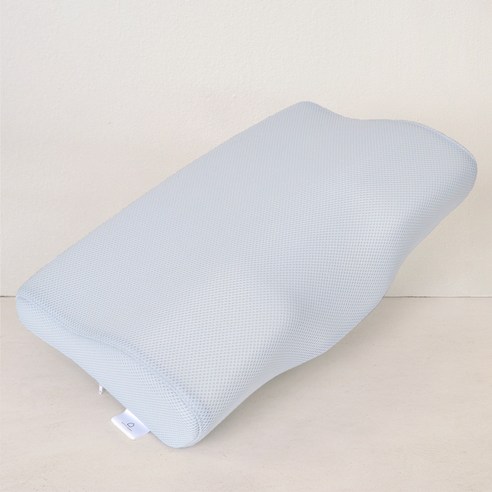 게티홈 3D 통풍 에어매쉬 입체형 메모리폼 베개, 블루그레이, 1개