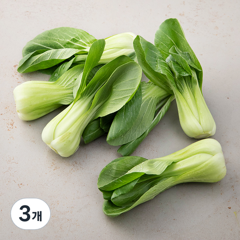 국내산 청경채, 1kg, 3개