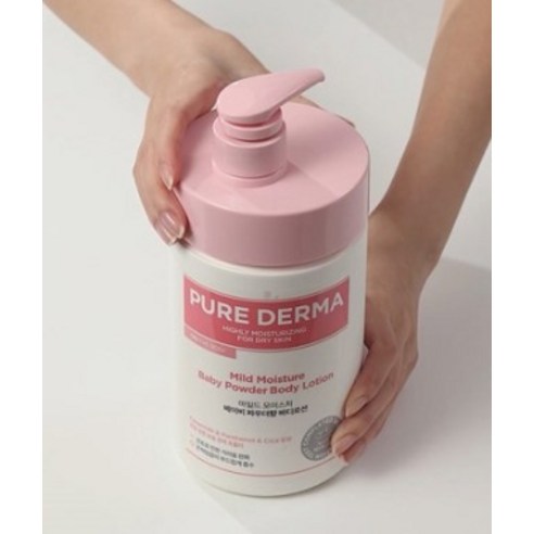 온더바디 퓨어더마 마일드 모이스처 바디로션 베이비 파우더향, 1L, 1개