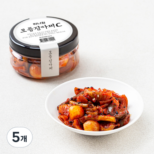 하나원 모듬장아찌 C, 150g, 5개