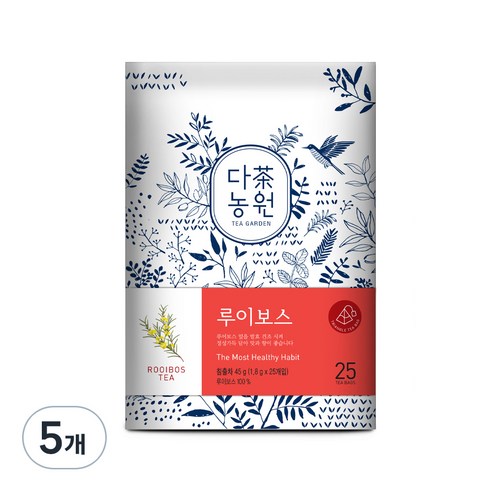다농원 루이보스티, 1.8g, 25개입, 5개