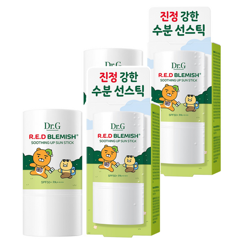 닥터지 레드 블레미쉬 수딩 업 선 스틱 SPF50+ PA++++, 21g, 2개