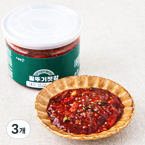 초록햇살 꼴뚜기젓갈, 250g, 3개