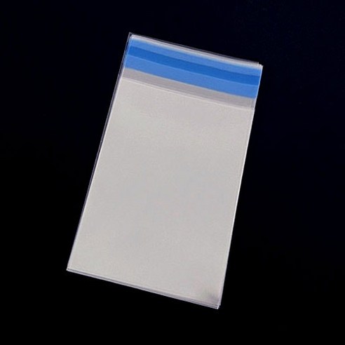 그린비닐 접착식 투명 OPP 봉투, 200개