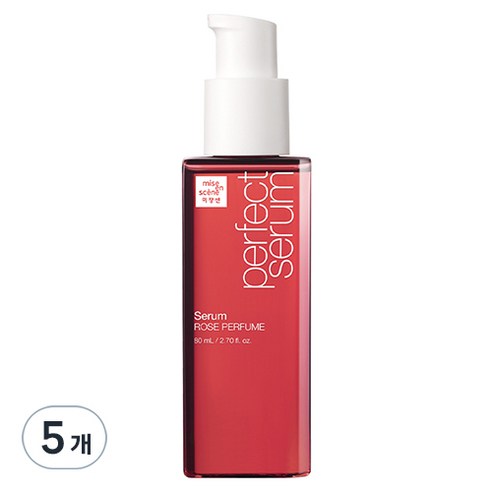 미쟝센 퍼펙트 로즈퍼퓸 헤어세럼, 80ml, 5개