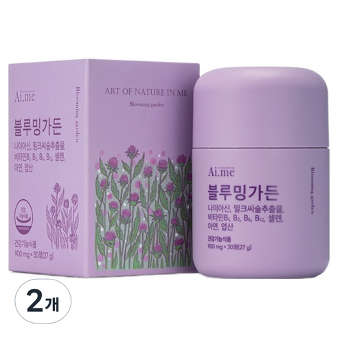 에이아이미 코오롱제약 블루밍가든 밀크씨슬 27g, 2개, 30정