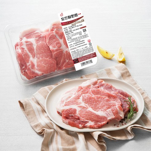 도드람 한돈 1등급 목심 구이용 (냉장), 800g, 1개