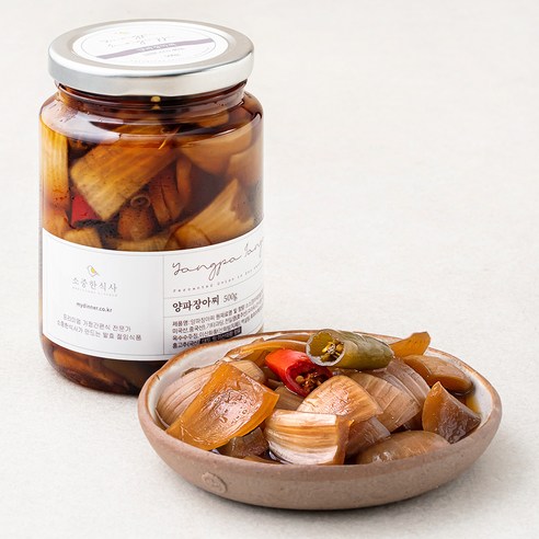 소중한식사 양파 장아찌, 500g, 1개 짱아찌 소중한식사 양파 장아찌, 500g, 1개 짱아찌
