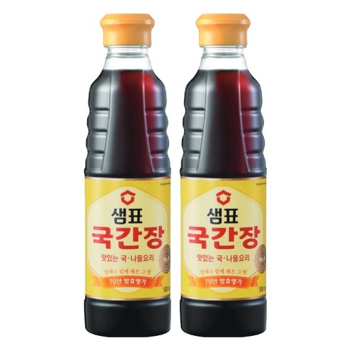 샘표 국간장, 500ml, 2개