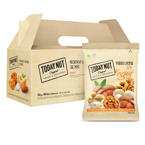 투데이넛 너트한줌 요거트 견과세트 600g, 1개