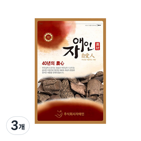 자애인 볶은 두충나무 껍질차, 600g, 3개