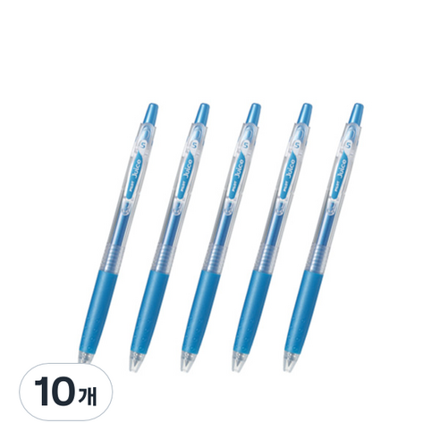 파이롯트 주스 젤잉크펜 0.5mm LJU-10EF, 메탈릭블루, 10개