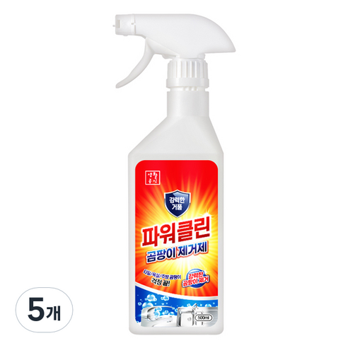 생활공식 파워클린 곰팡이 제거제, 5개, 500ml