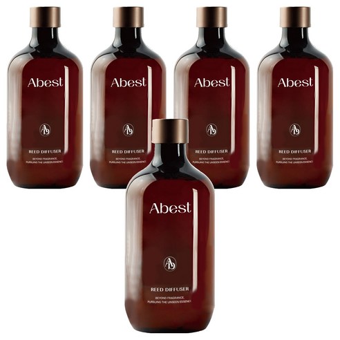 아베스트 대용량 디퓨저 리필액, 북스토어, 500ml, 5개