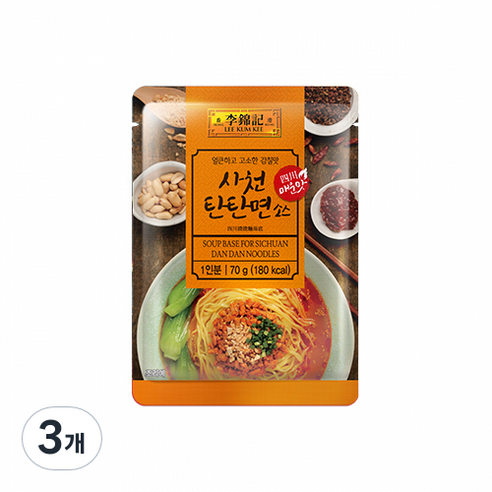 오뚜기 이금기 사천탄탄면 소스, 70g, 3개