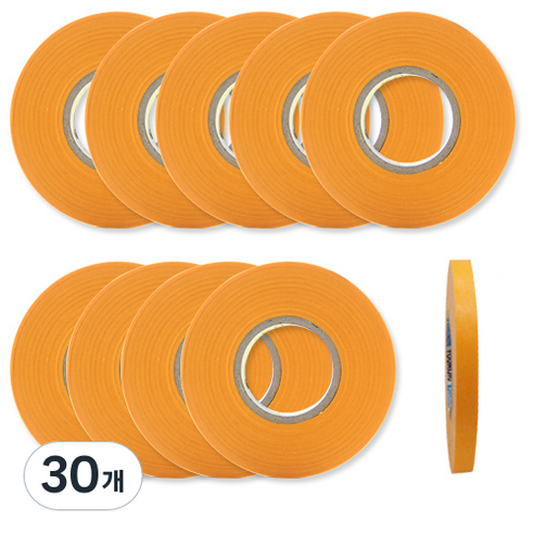 OON 마스킹 테이프 0.8cm x 50m, 30개