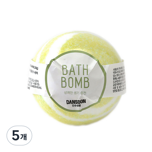 단순생활 거품 입욕제 배스밤 쟈스민향, 150g, 5개